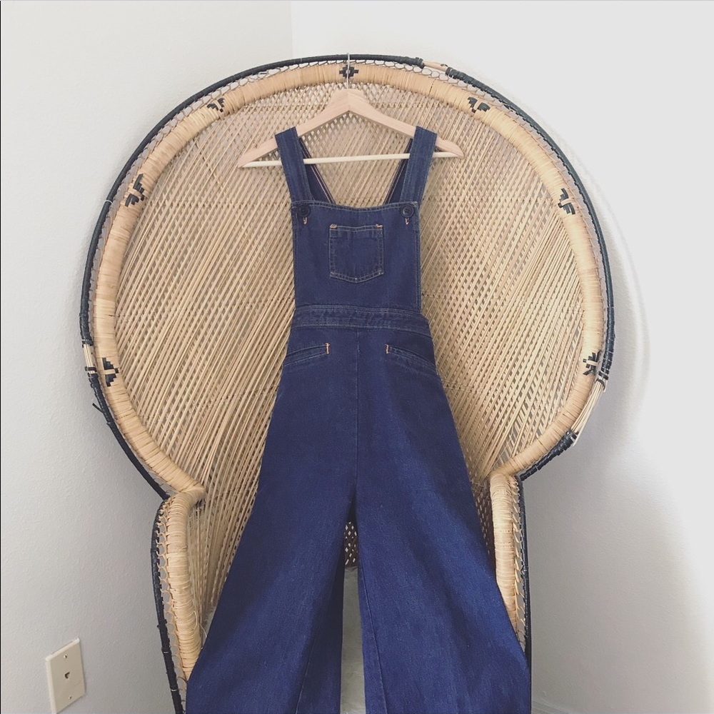 AMAZING Vintage 70s Bell Bottom Overalls